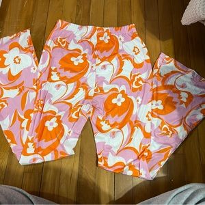 PATTERN FLARE LEGGINGS